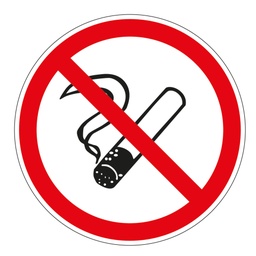 [754220040] Autocollant PVC non fumeur -  8cm
