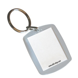 [933001481] Porte-clés en Acrylique transparent 50 x 40 mm