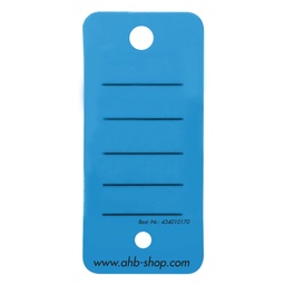 Sleutellabels PP 0,45 mm x250 | blauw